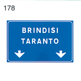 SEGNALE DI DIREZIONE